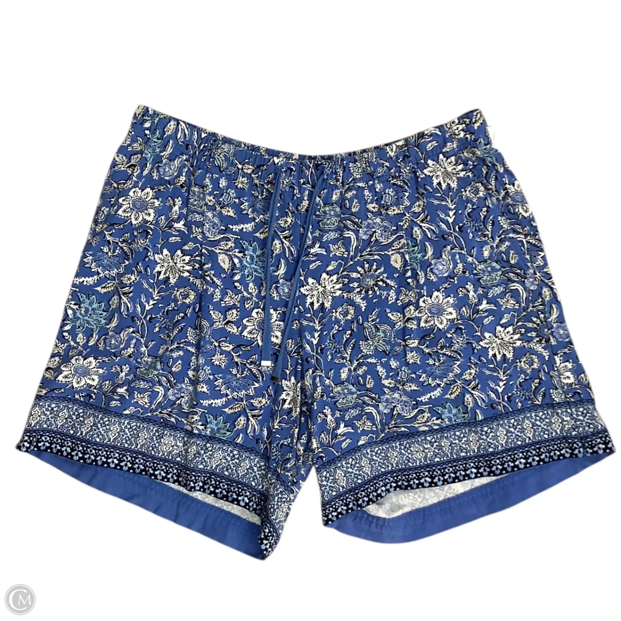 Men's Pants with Elastic CuffsShorts By J. Jill In Blue, Size: 2