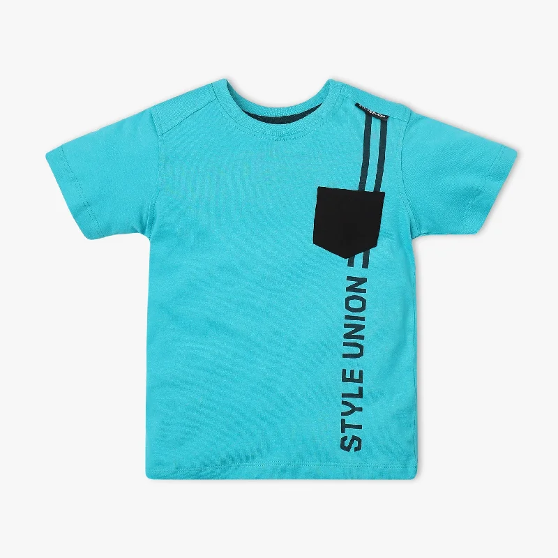 Men's Shirts with Wingtip CollarsBoy's Regular Fit Printed T-Shirt