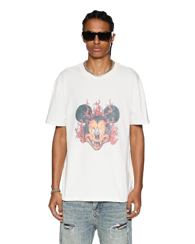 Men's Shirts with Single-Breasted DesignsFUEGO BIGGIE SS TEE TRU WHITE