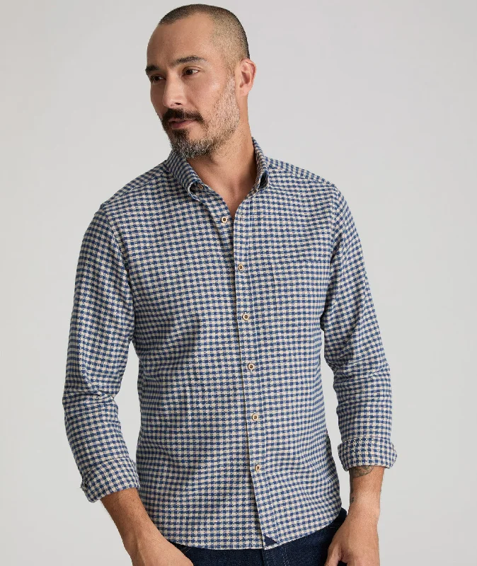 Men's Button-Down Collar Shirts for Staying PolishedFlannel Cerasuolo Shirt - FINAL SALE