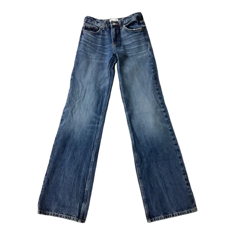 Wide-Leg Men's JeansJeans Wide Leg By Zara In Blue Denim, Size: 2