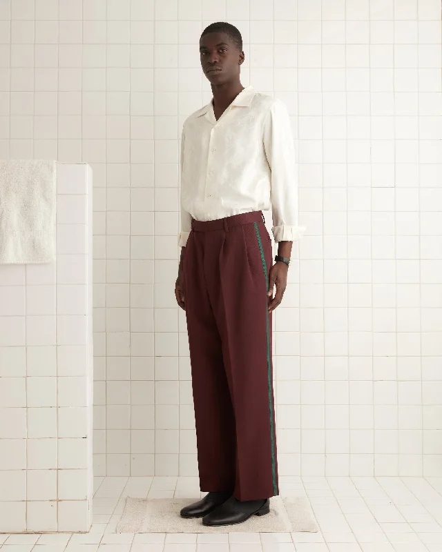 Men's Twill Pants for a Dressy LookRiding Twill Braided Trousers
