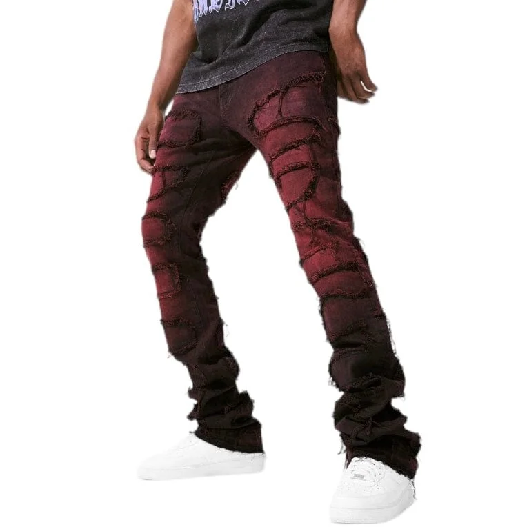 Men's Patterned Pants with Camouflage PrintsJordan Craig Martin Stacked Oasis Denim (Magma) JTF1131
