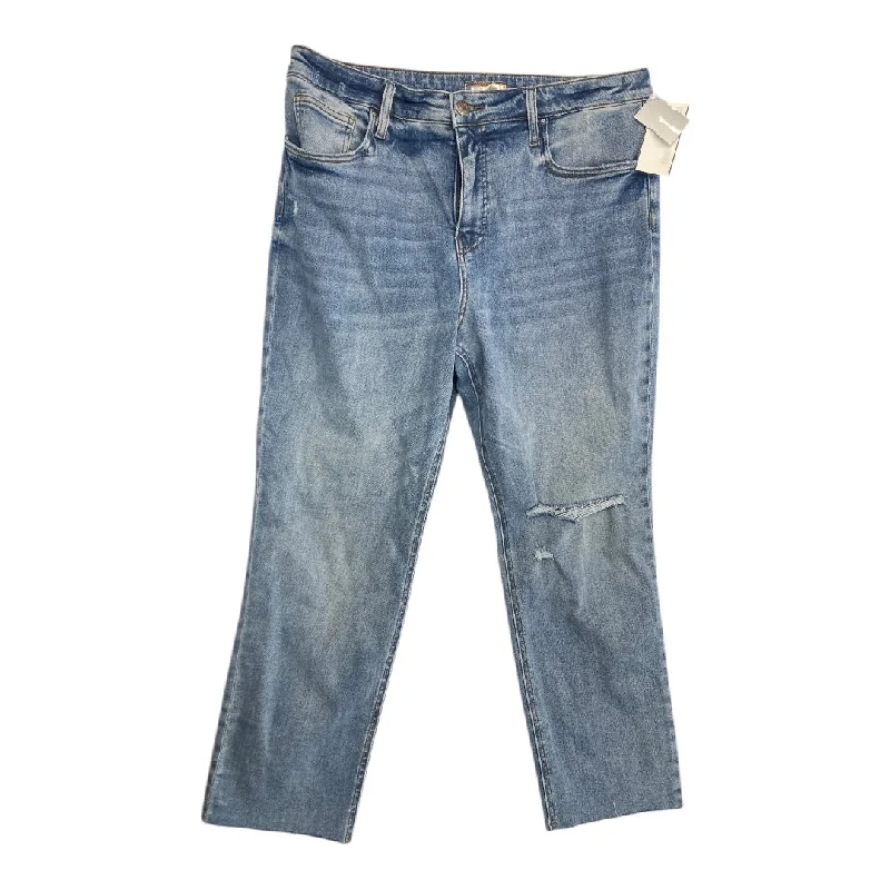 Baggy Cargo Men's JeansJeans Straight By Kut In Blue Denim, Size:16