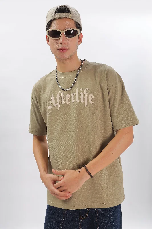 Men's Shirts with Appliquéd SleevesSandal Drop Shoulder T-Shirt