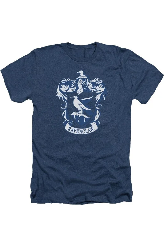 Men's Shirts with Graphic SleevesHarry Potter Ravenclaw Crest Adult Heather Tee / T-Shirt