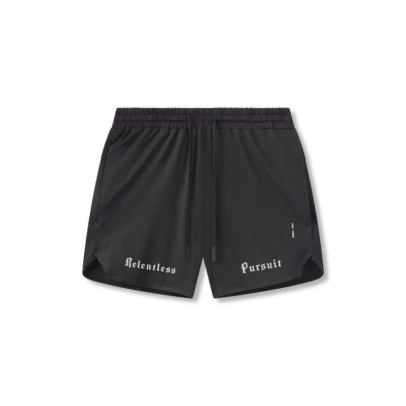 Men's Pants with Suspenders0993. AeroSilver® 5" Linerless Short - Black "RP"