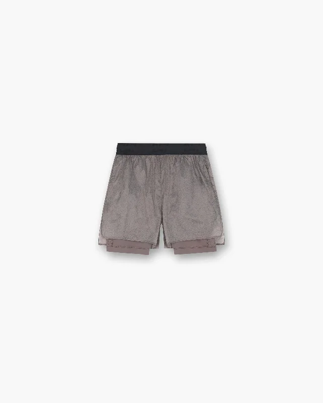 Men's Pants with Welt Pockets247 Contour 2-In-1 Run Shorts - Pebble