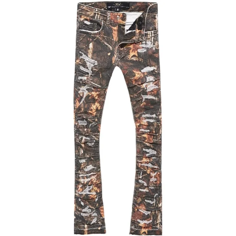 Men's Pants with Stretchable Fabric for FlexibilityJordan Craig Stacked Ripple Effect Pants (Timber Shade) JTF1157C