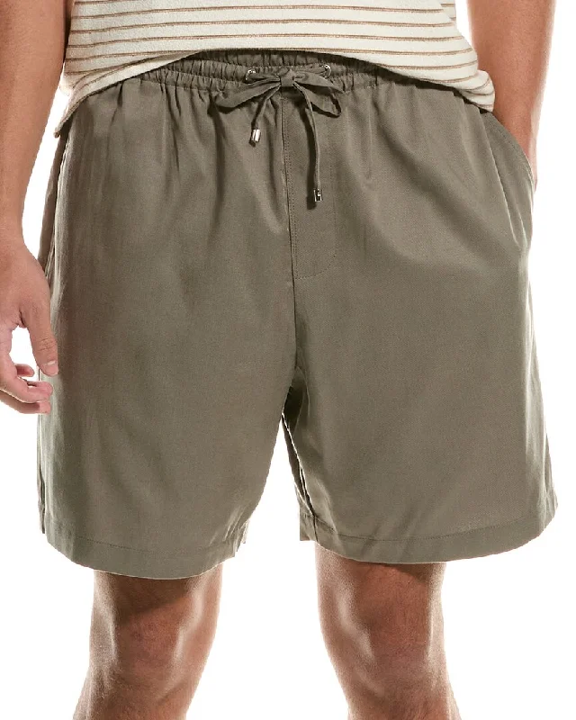 Men's Patterned Pants with ChecksFRAME Denim Traveler Short