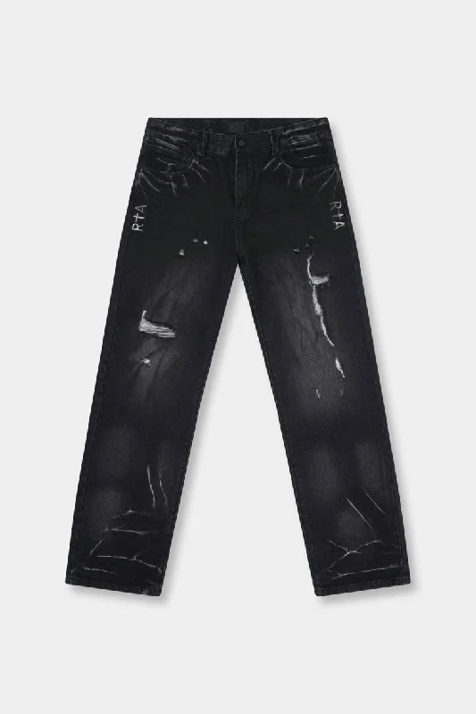 Men's Pants with Antimicrobial TreatmentJONAS STRAIGHT LEG JEAN | WORN OUT BLACK