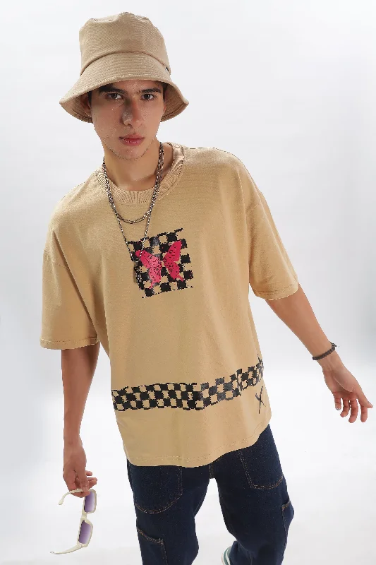 Men's Dressy Shirts for Formal EventsTranscendence Over Sized T-Shirt - Sandal