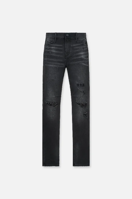 Stylish Men's Cargo PantsBRYANT SKINNY JEAN | CHARCOAL DESTRUCTION