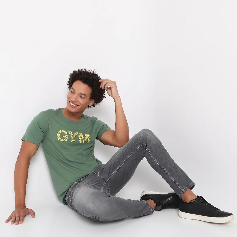Men's Long-Sleeved ShirtsRegular Fit Graphic T-Shirt