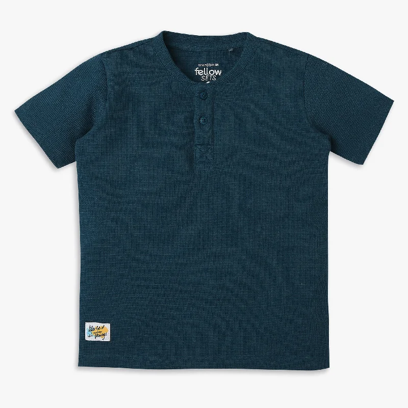 Men's Shirts with Tab CollarsBoys Regular Fit Solid T-Shirt