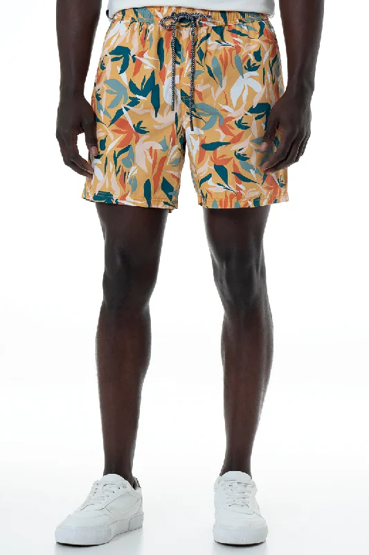 Men's Pants with Water-Resistant FabricPool Shorts _ 153896 _ Ochre