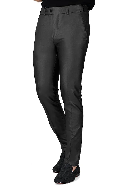 Men's Pants with Button-CuffsGrandiose Estile