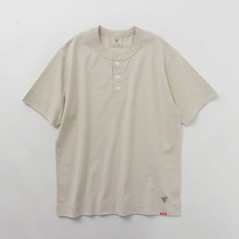Men's Shirts for HikingHEALTHKNIT / HEALTHKNIT x RAG  Henry Neck T-shirt
