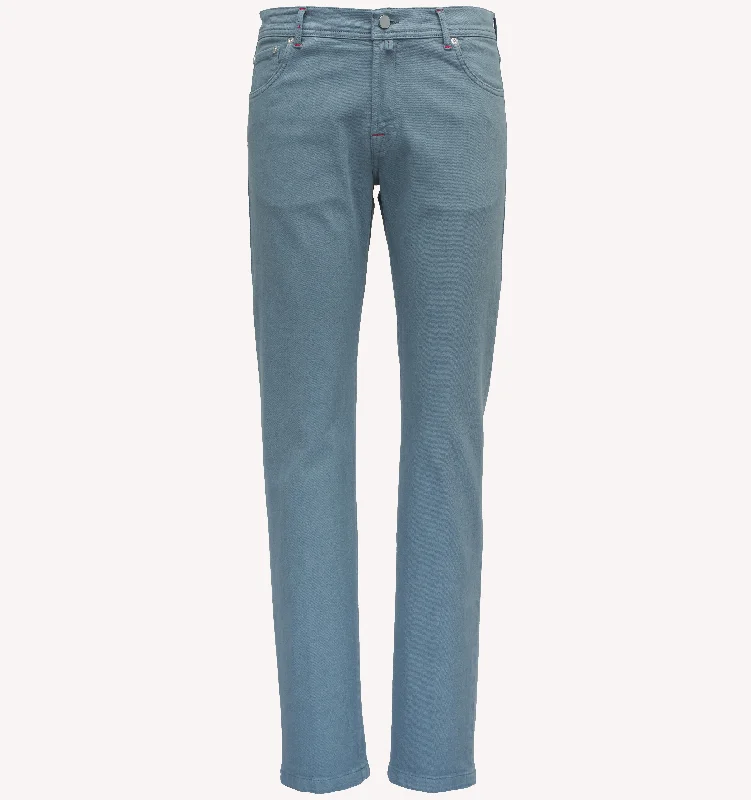Men's Tailored Pants for a Sharp AppearanceKiton 5-Pocket Pant in Dusty Teal