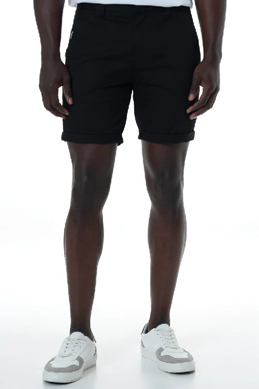 Men's Pants with Side PocketsChino Shorts _ 151710 _ Black