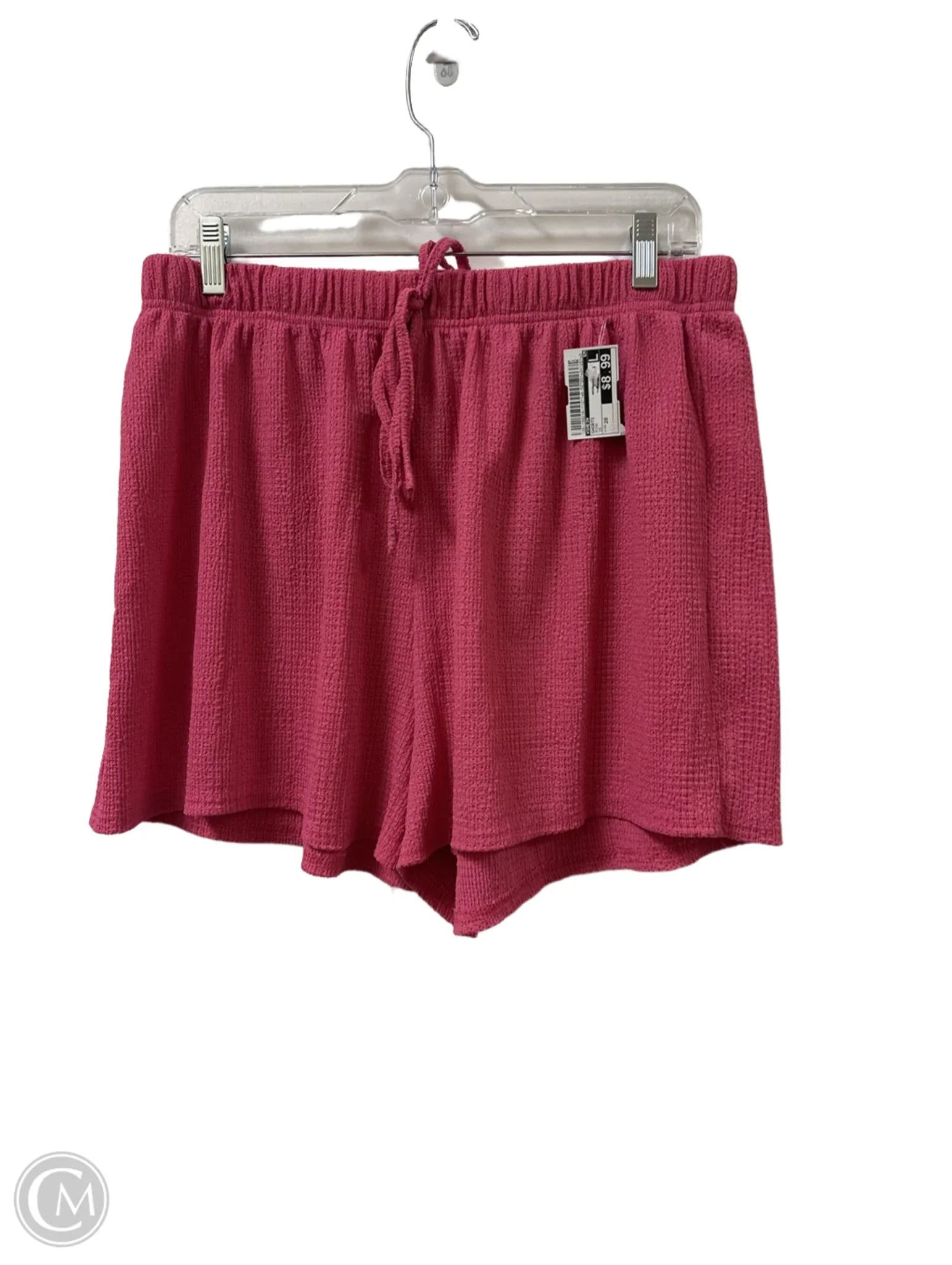 Men's Pants with Side PocketsShorts By Shein In Pink, Size: 20
