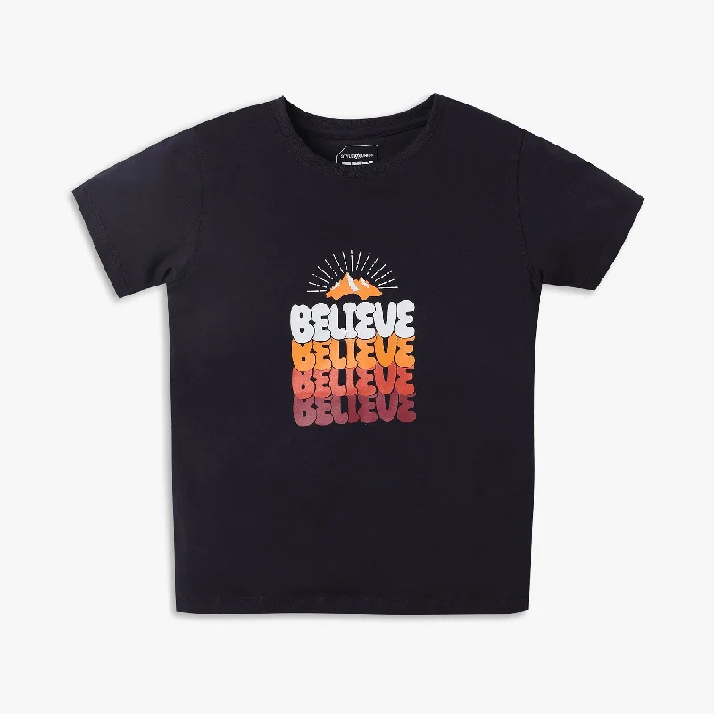 Men's Shirts with Full PlacketsBoy's Regular Fit Graphic T-Shirt