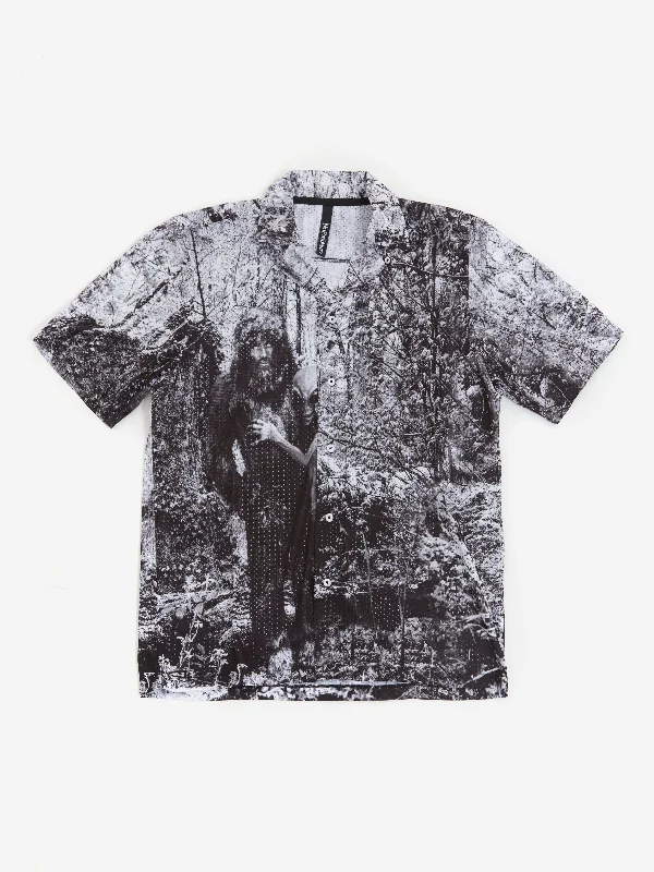 Men's Short-Sleeve Shirts for Warm WeatherNo Problemo Bigfoot Airtex Hawaiian Shirt - Multi