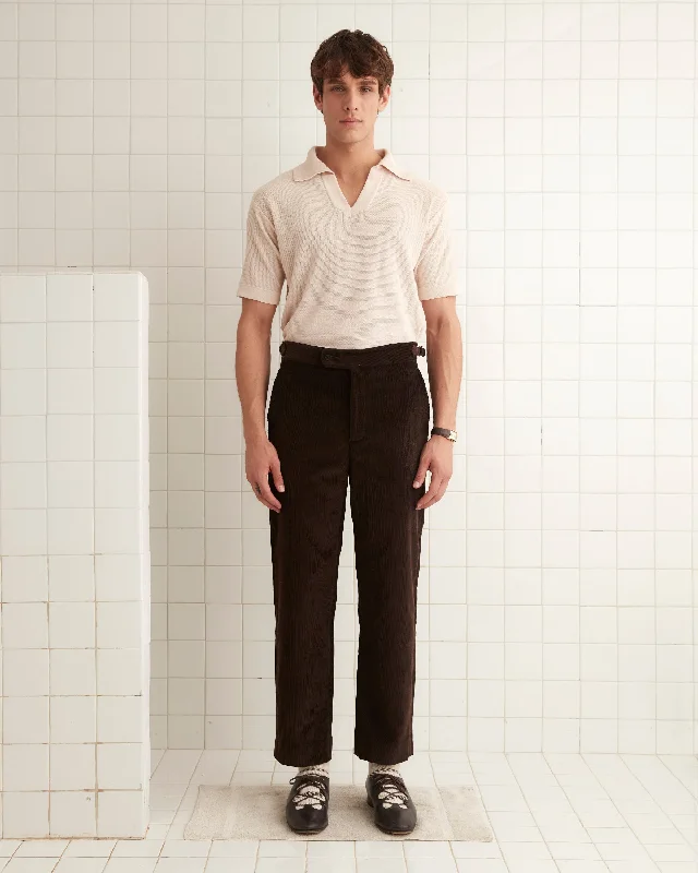 Men's Pants with Belt LoopsGingerbread Trousers - Brown