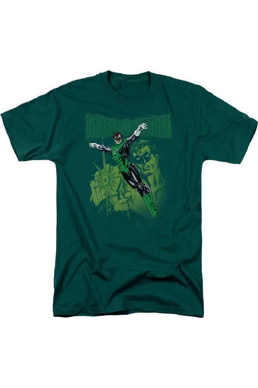 Men's Shirts for CampingGreen Lantern Gl#166 Cover Short Sleeve Adult Tee / T-Shirt