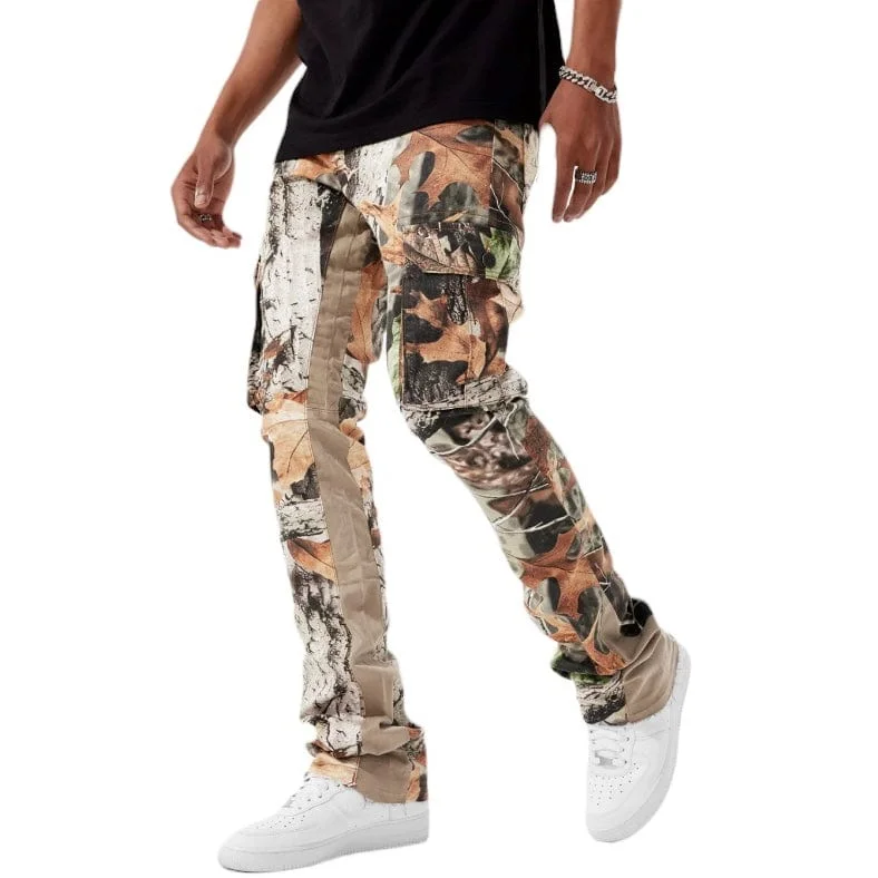 Men's Pants with Pleated FrontsJordan Craig Martin Stacked Camo Cargo Denim (Real Tree) JTF223C