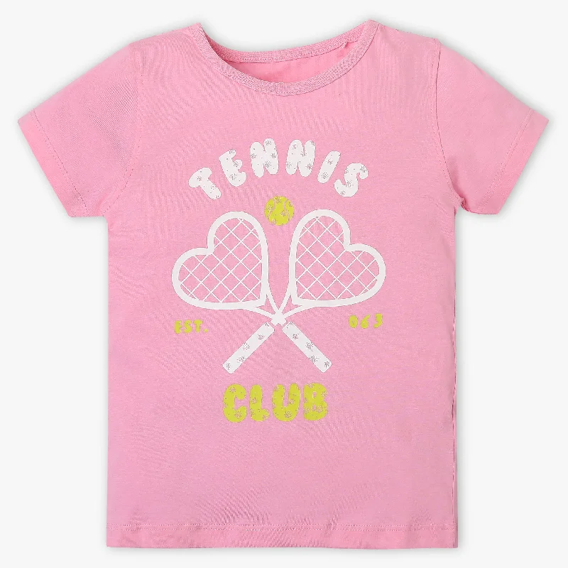 Men's Shirts with Pocket SquaresGirls Graphic Crew Neck Fun Playtime T-Shirt