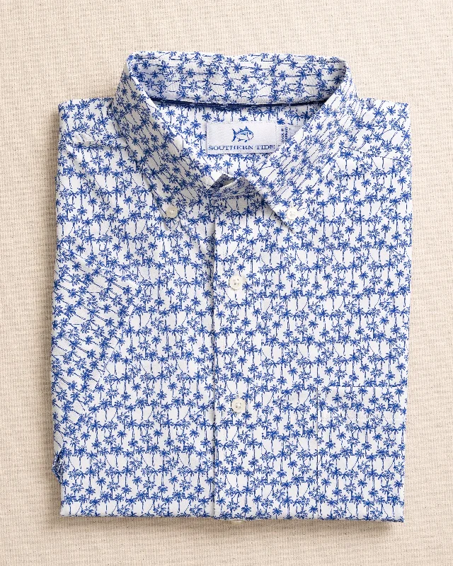 Durable Men's Work ShirtsTalk To The Palm Intercoastal Short Sleeve Sport Shirt