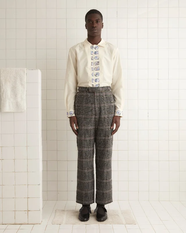 Men's Patterned Pants with StripesCingoli Trousers - 32