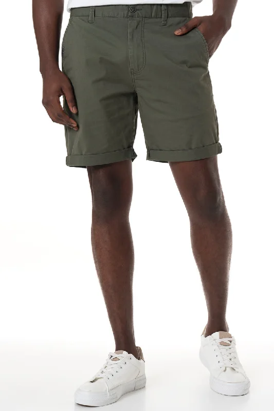Men's Tailored Pants for a Sharp AppearanceChino Shorts _ 151710 _ Fatigue