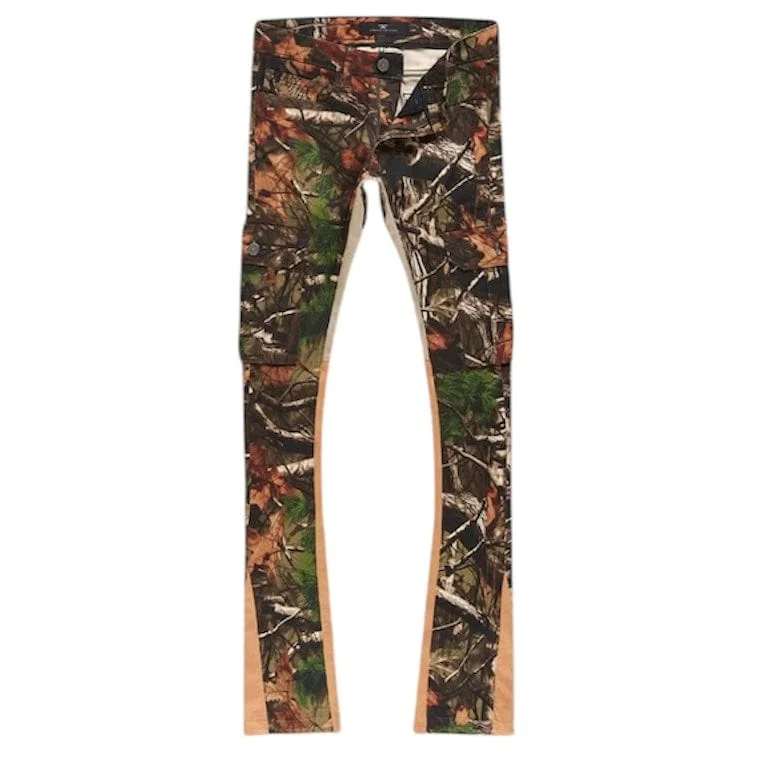 Men's Pants with Hidden ButtonsBoys Jordan Craig Martin Stacked Camo Cargo Denim (Maple) JTF222CB