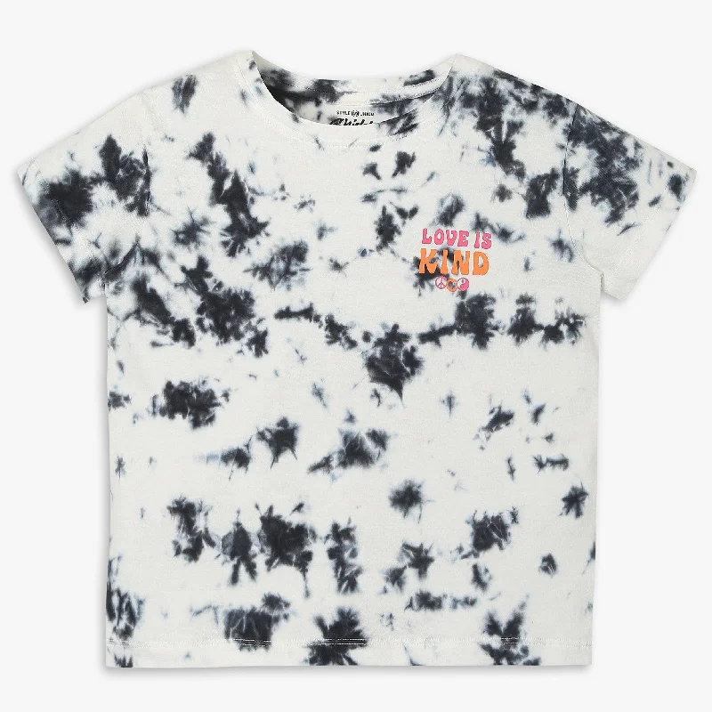 Men's Shirts with Moisture-Wicking FabricGirls Regular Fit Tie - Dye T-Shirt