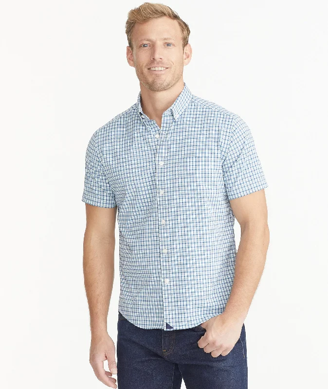 Men's Performance Shirts for Active LifestylesWrinkle-Free Performance Short-Sleeve Matarazzo Shirt