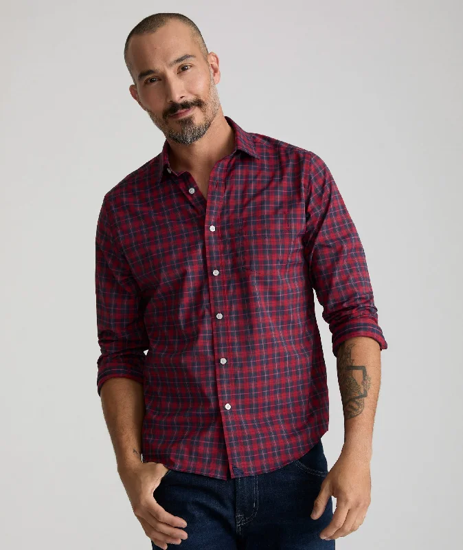 Men's Organic Cotton Shirts for Eco-ConsciousnessWrinkle-Free Performance Shirt With Pocket - FINAL SALE