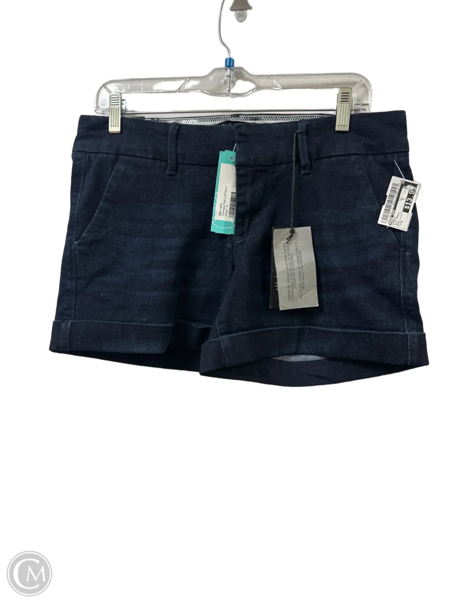 Men's Patterned Pants with StripesShorts By Dear John In Blue Denim, Size: 6