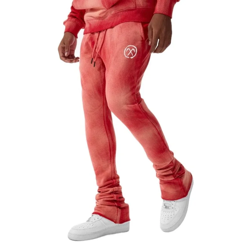 Durable Men's Work PantsJordan Craig Afterlife Stacked Sweatpants (Red) 8631L