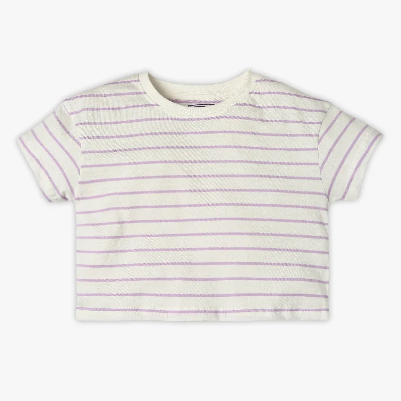 Classic Men's Button-Up ShirtsGirl's Regular Fit Striped T-Shirt