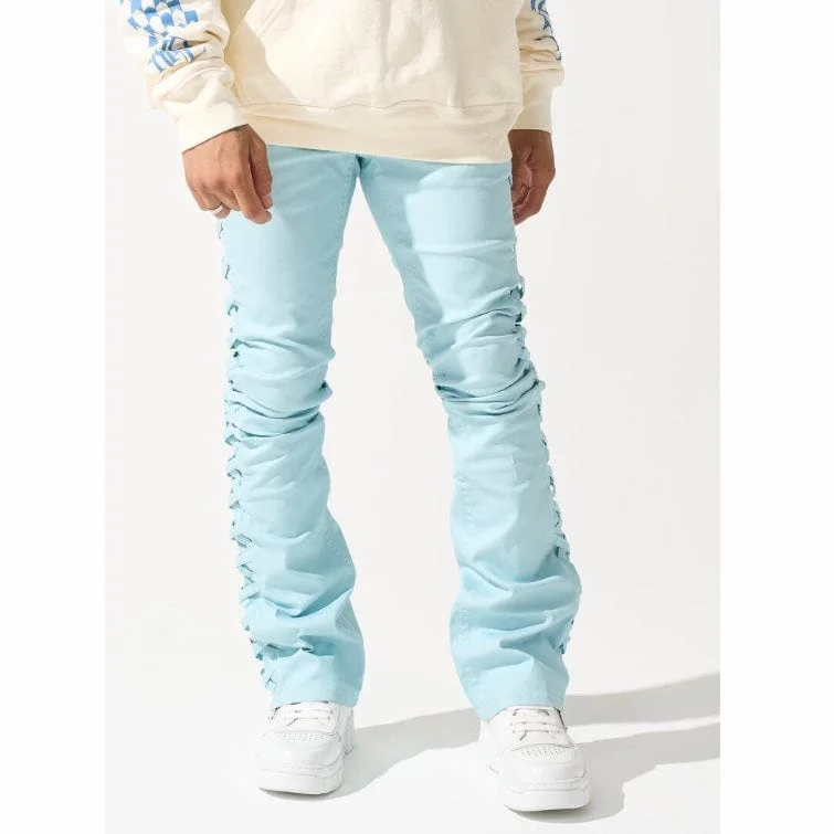 Men's Pants with Water-Resistant FabricSerenede Sea Stacked Jeans (Light Blue) SEA-BLUE