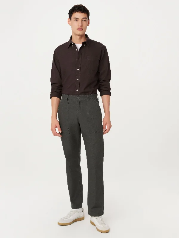 Men's Corduroy Pants for FallThe Joey Fatigue Pant in Dark Grey