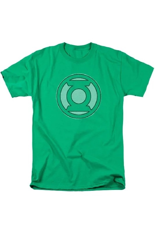 Men's Shirts with Ruffled HemlinesGreen Lantern Hand Me Down Short Sleeve Adult Tee / T-Shirt