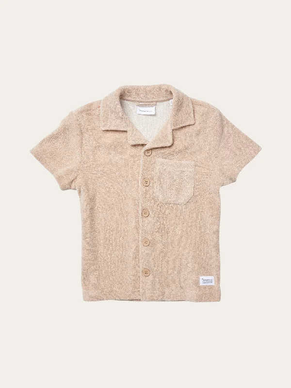 Men's Moisture-Wicking Shirts for All-Day ComfortTerry short sleeve shirt - Safari