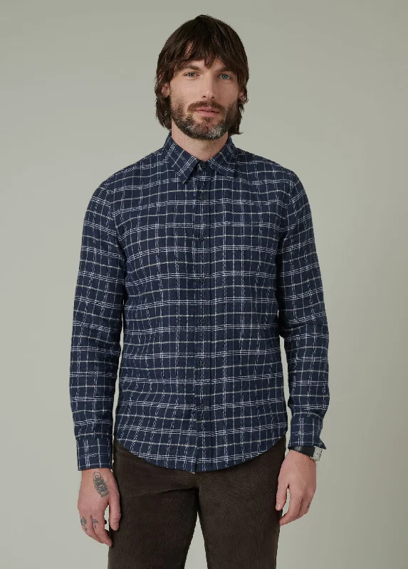 Men's Designer Dress Shirts for High-End FashionOLIVER FLANNEL SHIRT
