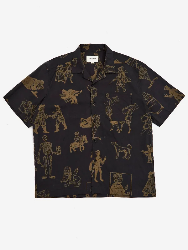 Men's Camouflage Shirts for an Outdoor AppealHeresy Woodcut Shirt - Black