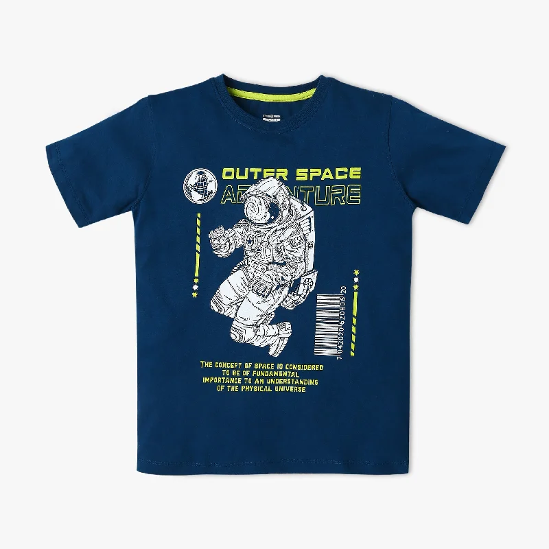Men's Shirts with CollarsBoy's Regular Fit Graphic T-Shirt