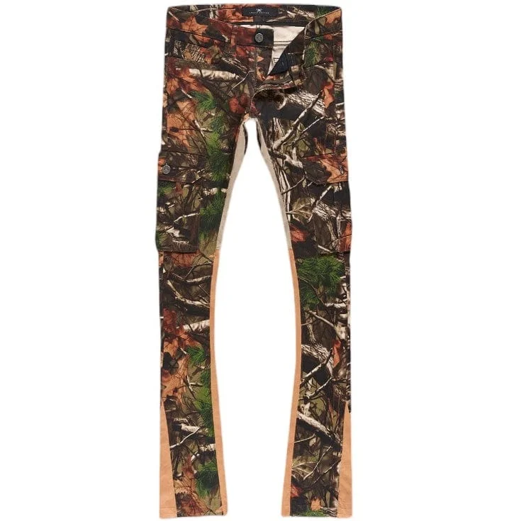 Men's Dress Pants for Special OccasionsJordan Craig Martin Stacked Camo Cargo Denim (Maple) JTF222C