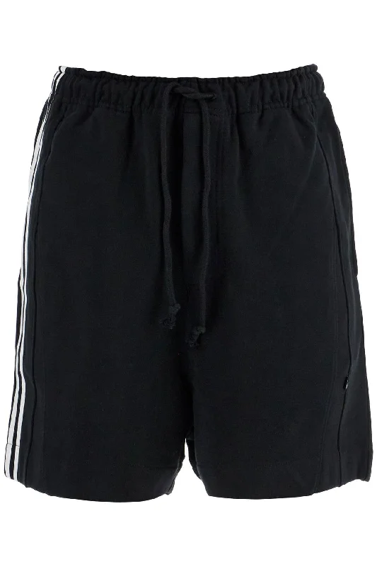 Men's Button-Fly Pants for a Traditional TouchY-3 Men's  Cotton Shorts With  Stripes